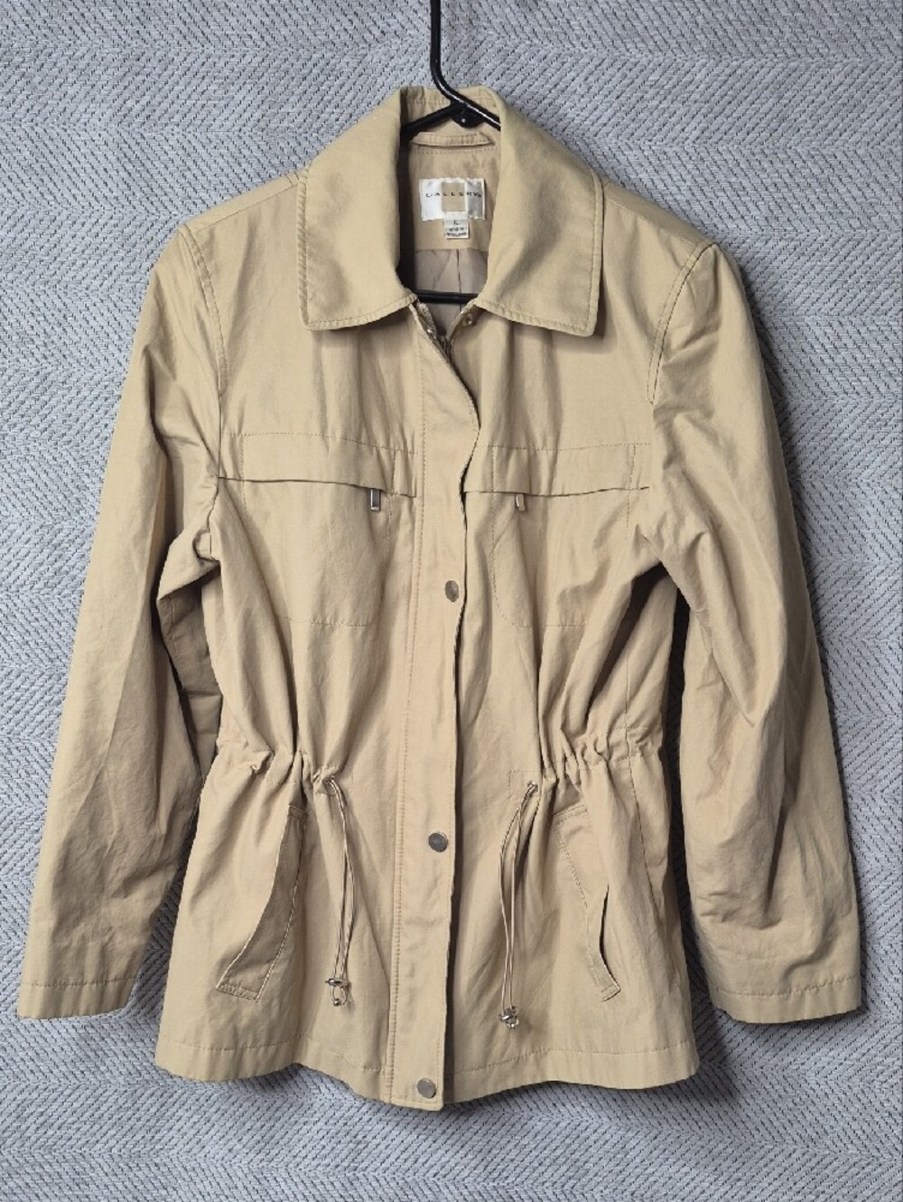 Gallery Light Tan Utility Anorak Jacket